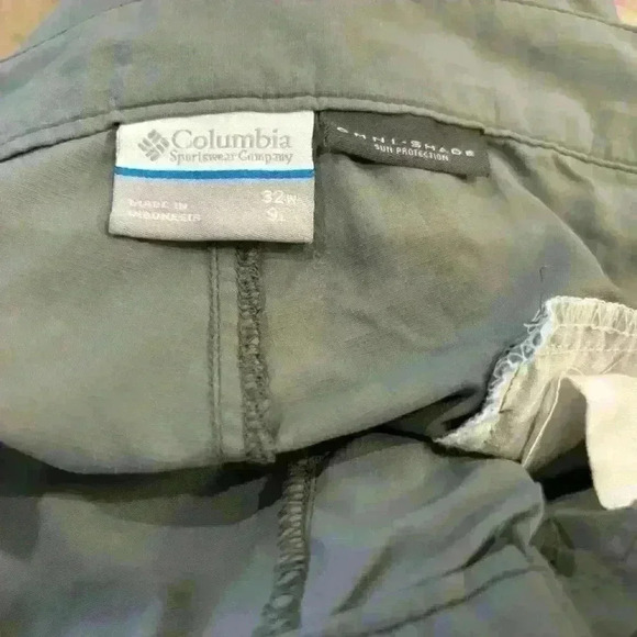 Columbia Omni-Shade grey shorts size 32 X 9 - Picture 3 of 7